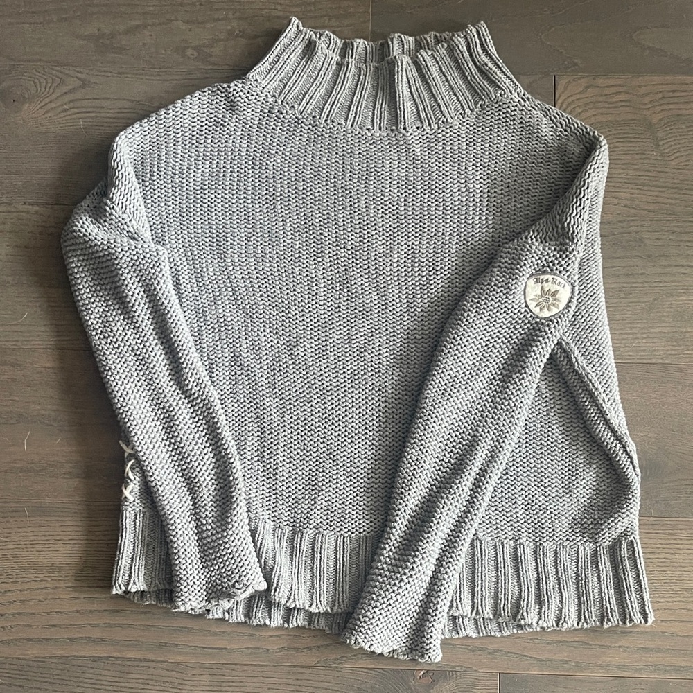 Alp N Rock Gray Cowl Neck Sweater